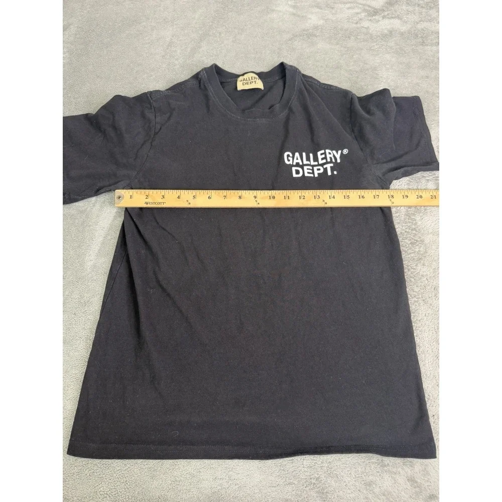 Gallery Dept. Short Sleeve T Shirt Men's Size Medium Black